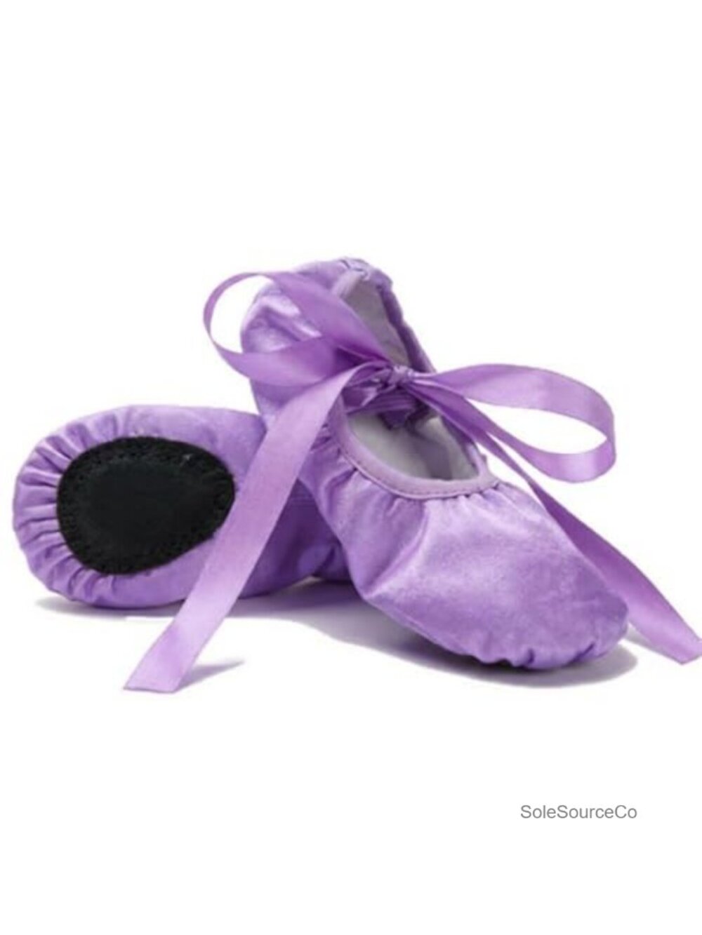 Satin Ribbon Split Sole Ballet Dance Shoes